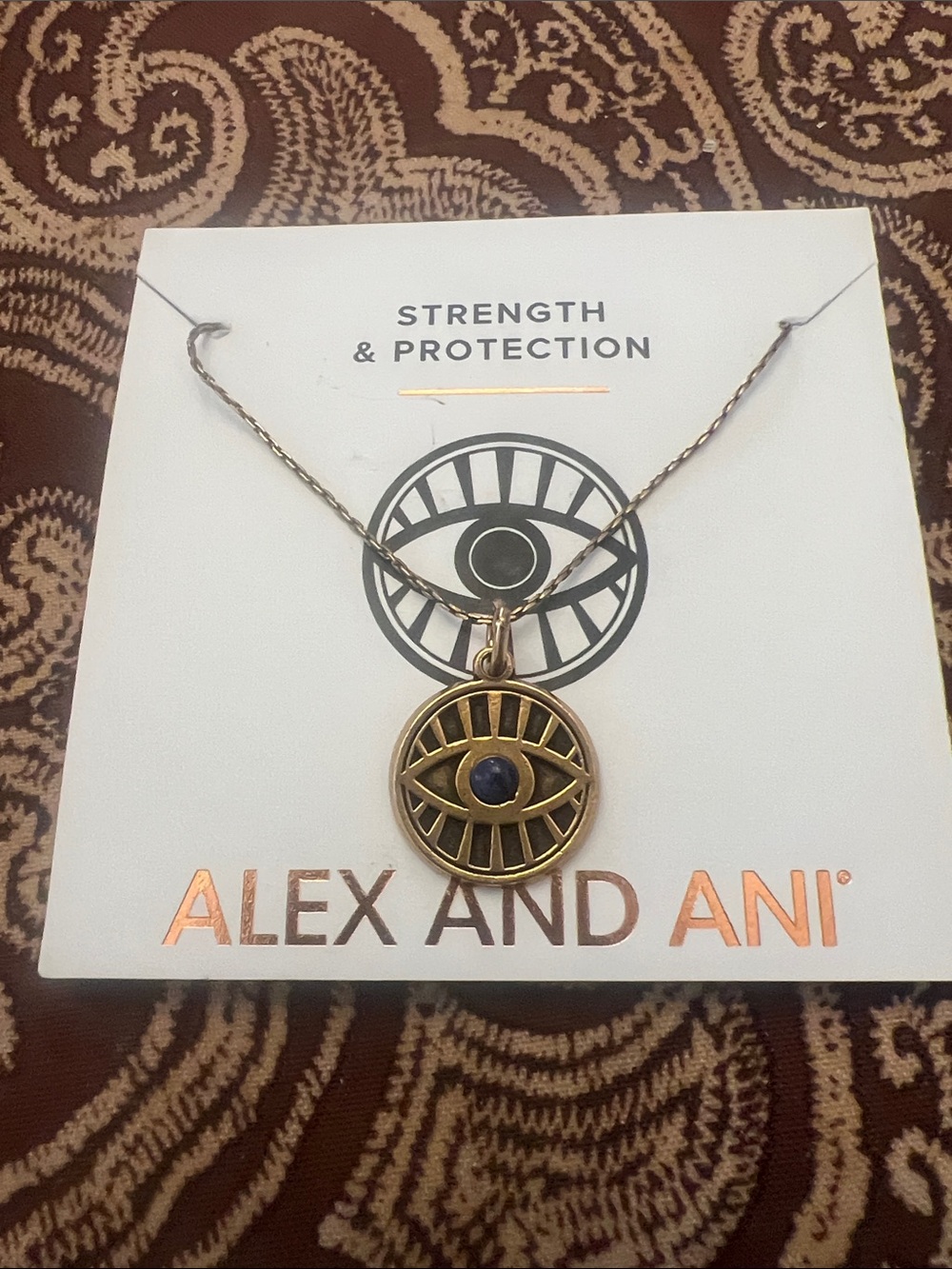 Alex and Ani Evil Eye Necklace